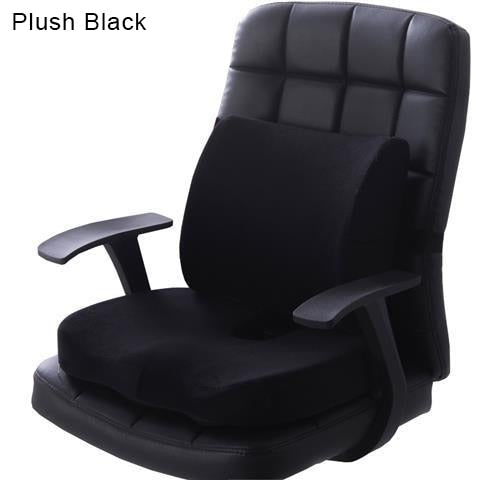 Black Mesh Cushion on a Chair