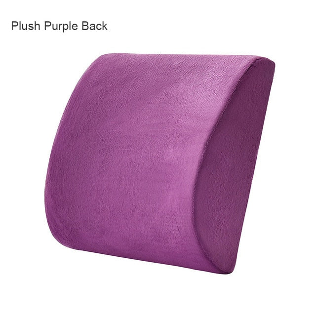 Plush Purple Back Cushion